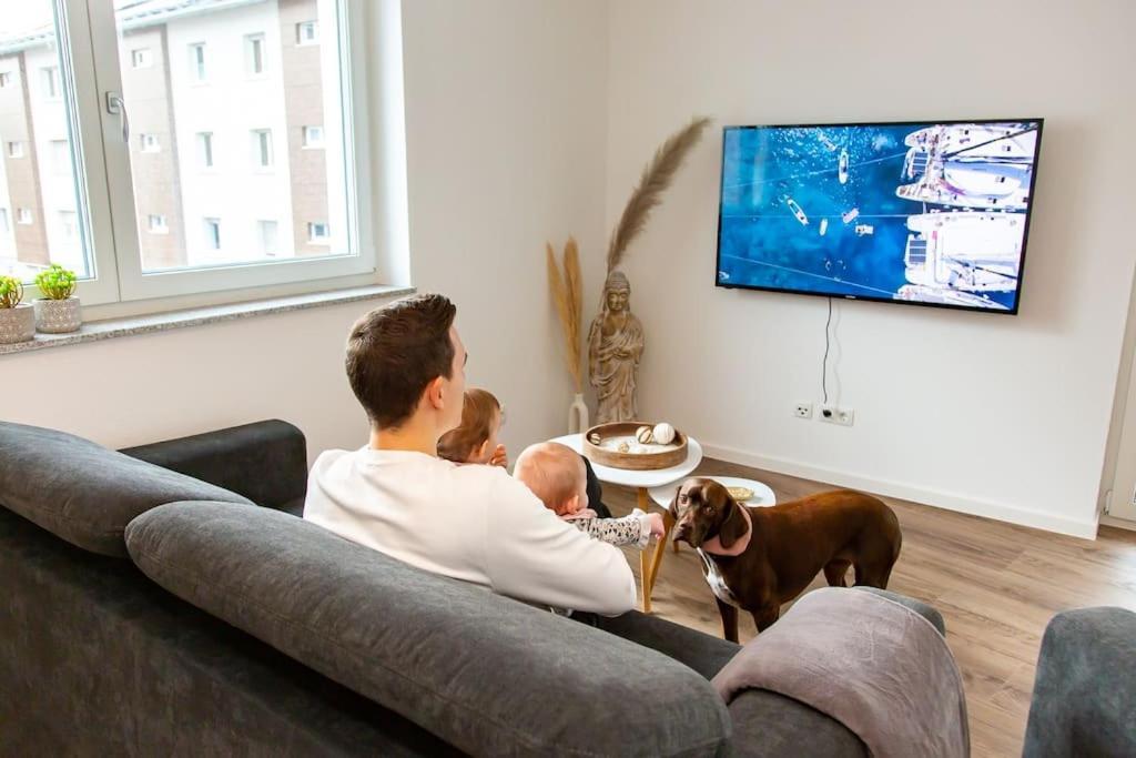 Ferienwohnung Grosse Cozy 4-Zi-Whg Mit Balkon Naehe Europa Park Und Rulantica Lahr  Exterior foto